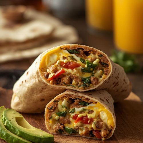 Egg & Veggie Breakfast Burritos | Easy Make-Ahead Breakfast