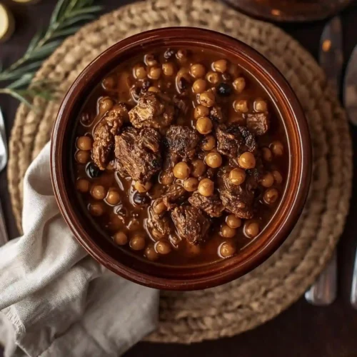 Golden Prosperity Beef Hoppin' John Recipe